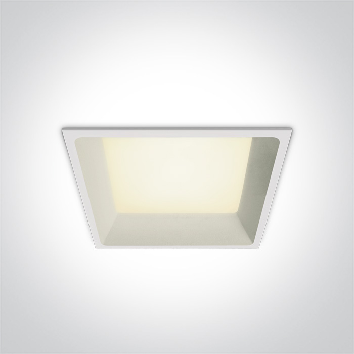 50122D/W/C WHITE 22W CW IP20 230V 100deg DARK LIGHT