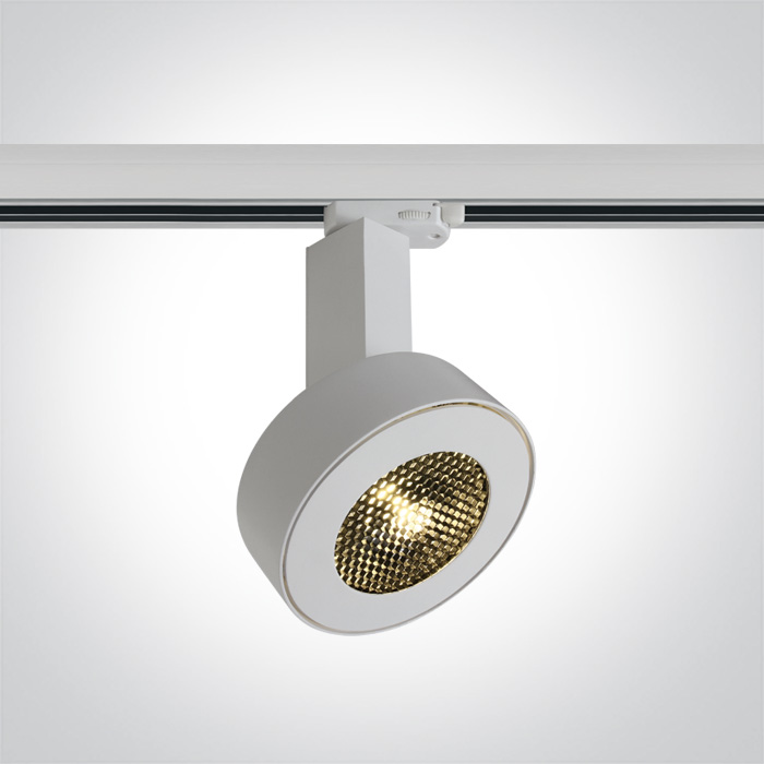 65652T/W/W WHITE COB 30W WW TRACKSPOT HONEYCOMB 230V