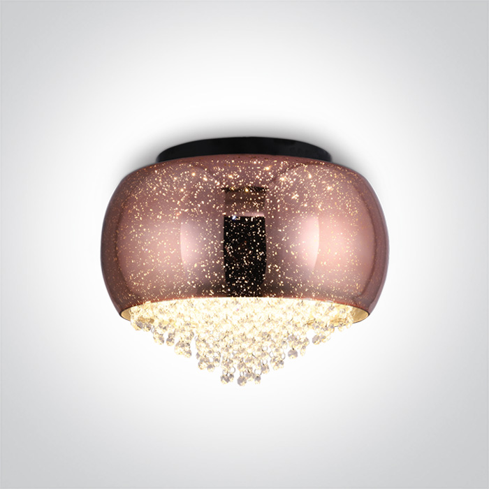 62170B CEILING LIGHT COPPER 6x9W G9 100-240V