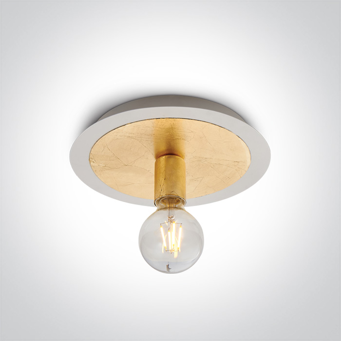 62172A/BS BRASS CEILING LIGHT 12W E27 100-240W