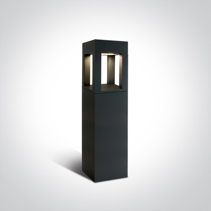 67506/AN/W ANTHRACITE BOLLARD 60cm 22W WW IP65 230V