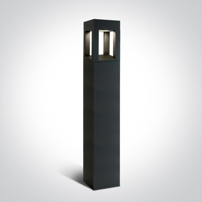 67506A/AN/C ANTHRACITE BOLLARD 90cm 22W CW IP65 230V