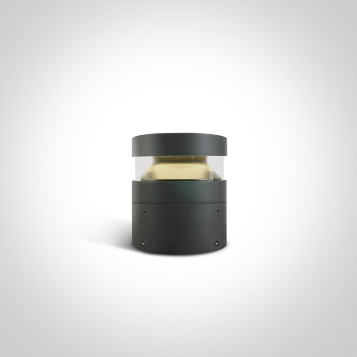 67510/AN/W ANTHRACITE BOLLARD 20cm 20W WW IP65 230V