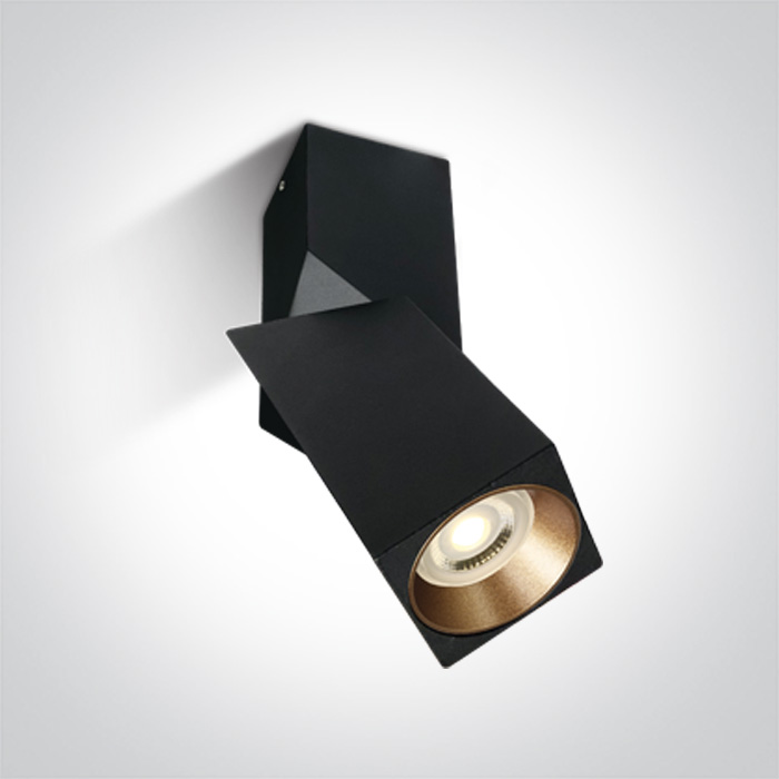 12105E6/B BLACK GU10 10W DARK LIGHT