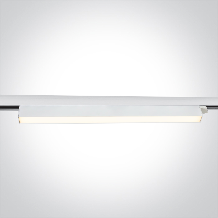 65028CT/W/V WHITE 48W CCTV LINEAR TRACK LIGHT 230V IP20