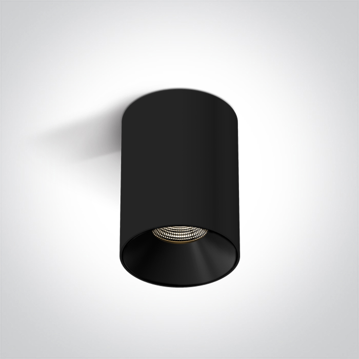 12107R/B/W BLACK 7W WW 230V DIMMABLE