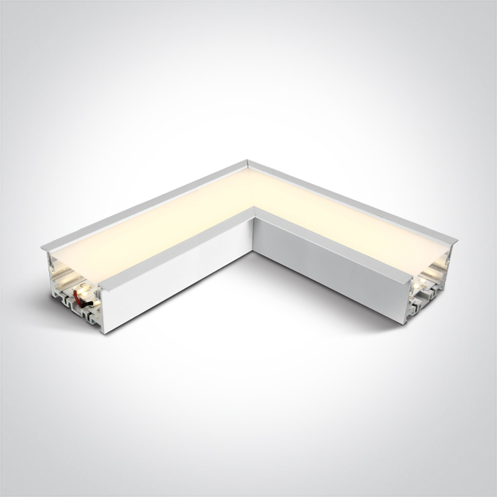 38152RC/W/V WHITE CORNER FOR 38152R 14W CCTV PV 230V