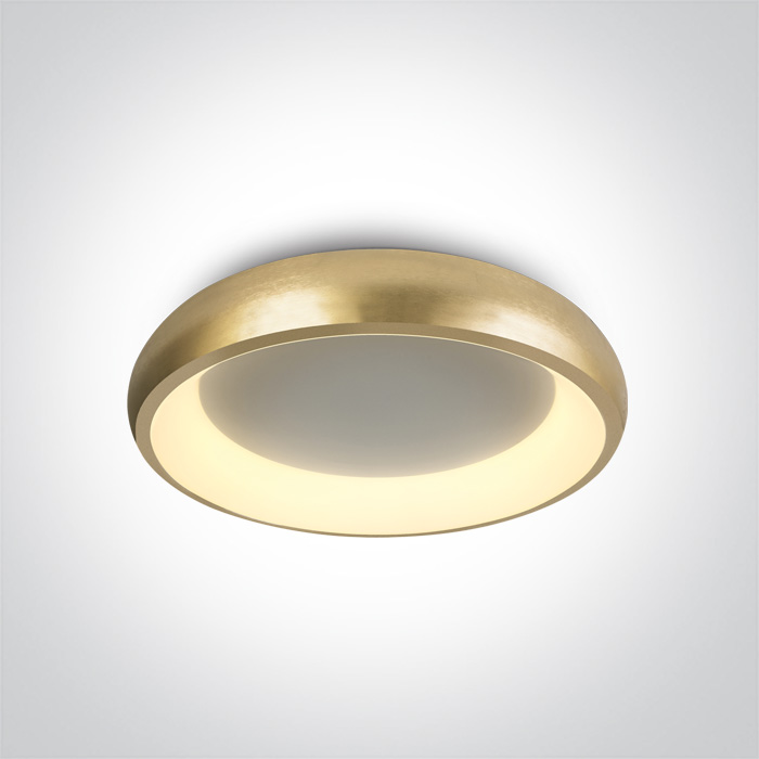 62134N/BGL/V BRUSHED GOLD PLAFO LED 30W CCTV IP20 230V DIMMABLE