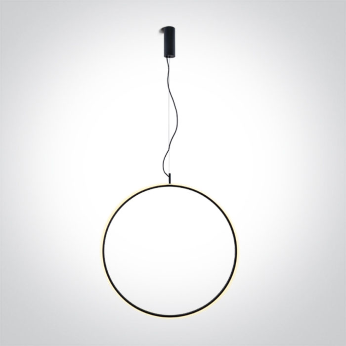 63152B/B/W BLACK RING 60cm 30W WW IP20 230V DIMMABLE