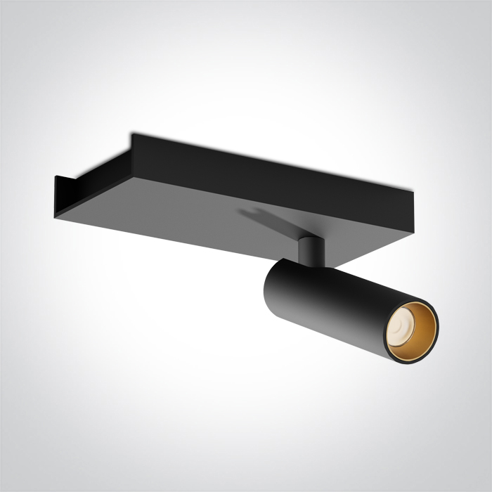 65004A/B/W BLACK 5W WW IP20 230V