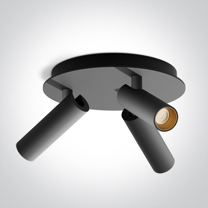 65004D/B/W BLACK 3x5W WW IP20 230V