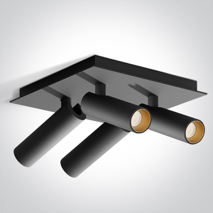 65004E/B/W BLACK 4x5W WW IP20 230V