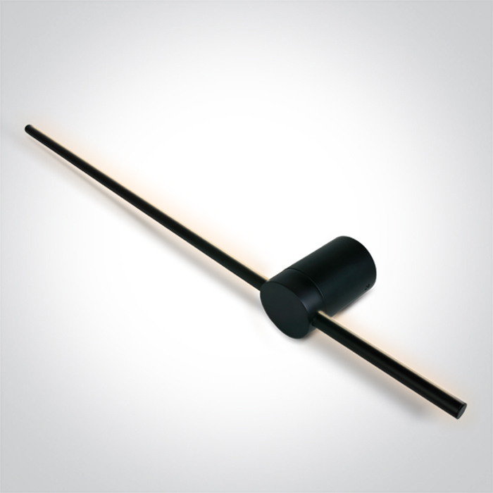 65148B/B/W BLACK 15W WALL LIGHT WW IP20 230V