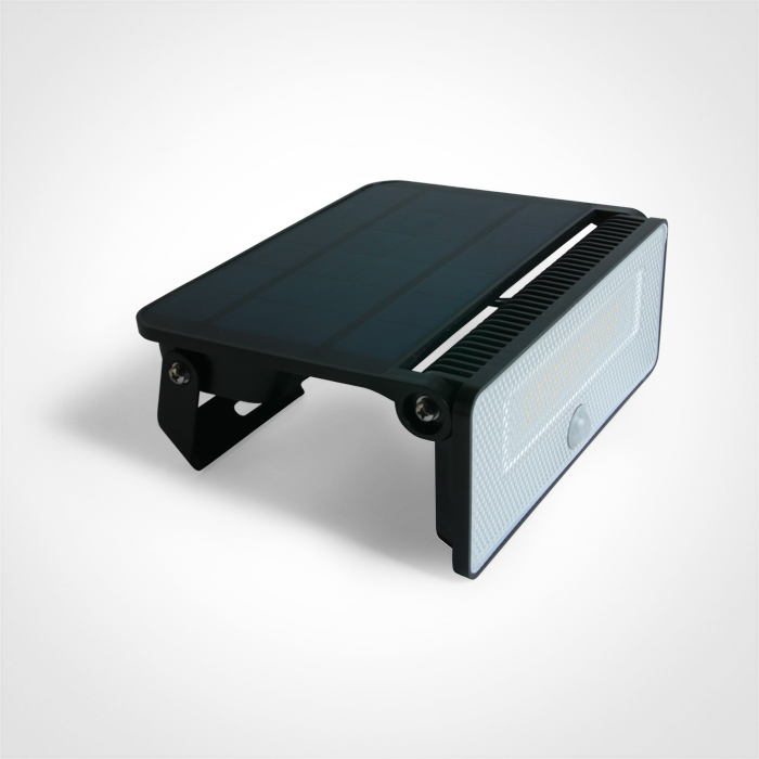 65748/B/C SOLAR BLACK 12W CW IP54 SENSOR