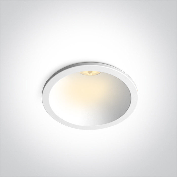 10107D/W/V WHITE 7W CCTV IP20 230V DARKLIGHT