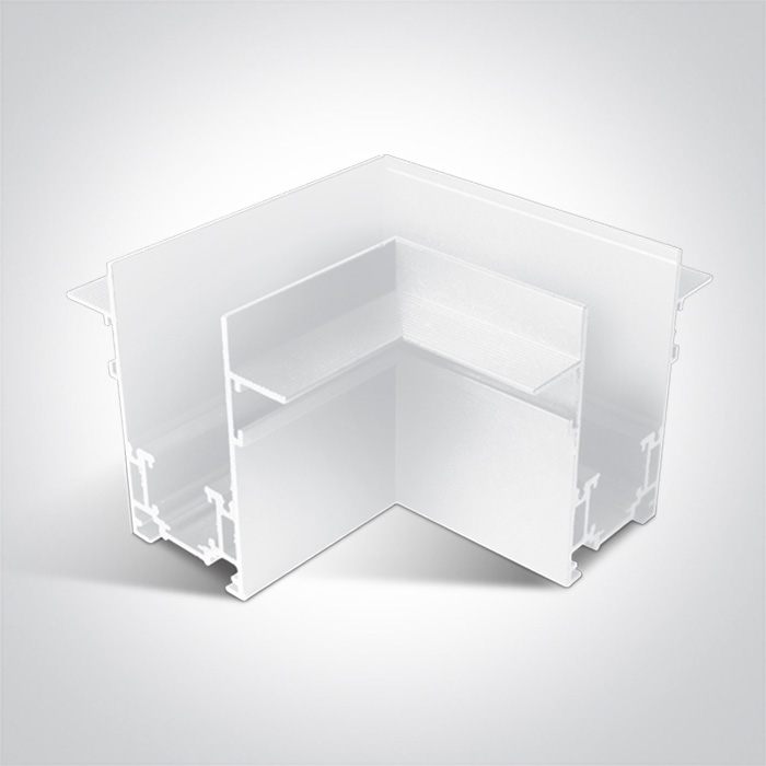 42012ATR/W WHITE TRIMLESS CORNER FOR 42001TR / 42002TR