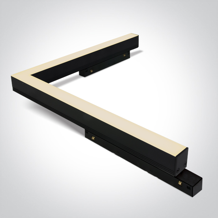 42100EA/B/V BLACK 16W CORNER LIGHT CCTV 48V IP20 MINI/MIDI