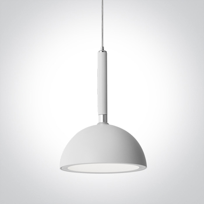 42142/W/V WHITE 10W PENDANT CCTV 48V IP20 MINI/MIDI/MAXI/P&P