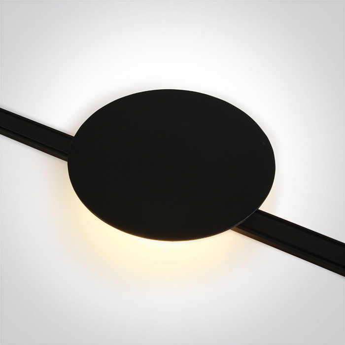 43112F/B/V BLACK 9W 48V CCTV IP20 DARK LIGHT FLAT MAGNETIC