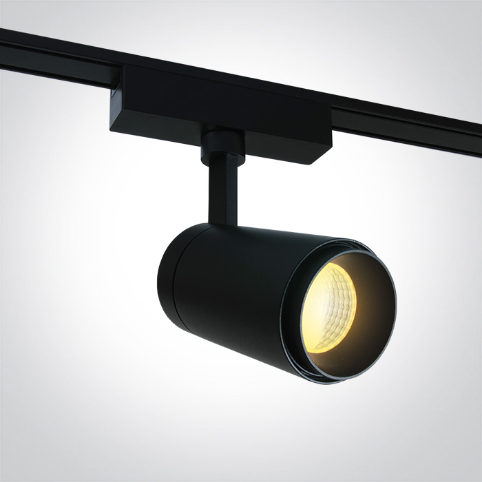 43120F/B/V BLACK 10W 48V CCTV IP20 ADJUSTABLE FLAT MAGNETIC