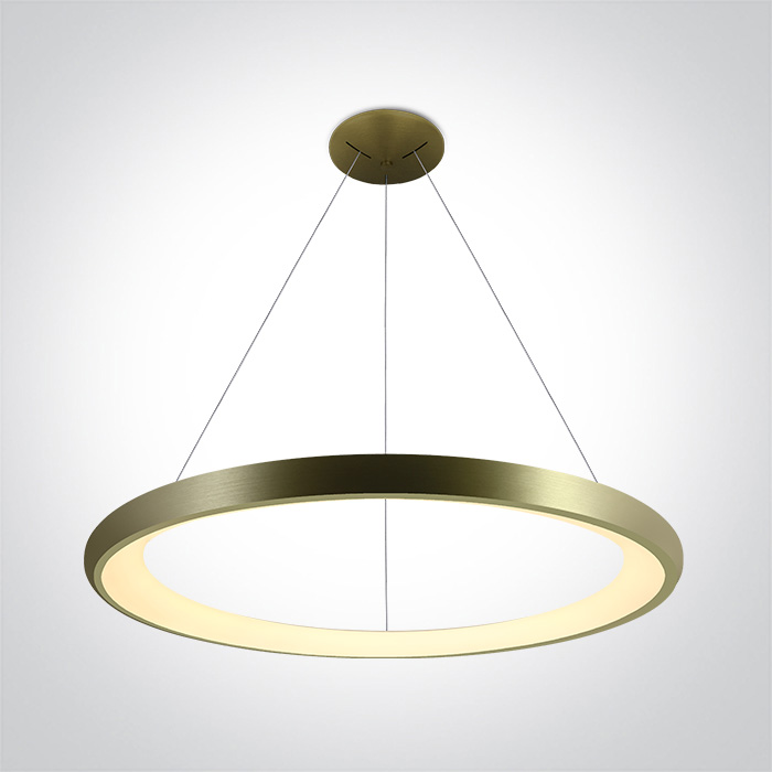 62144NB/BBS/V BRUSHED BRASS PENDANT 50W CCTV IP20 230V DIMMABLE
