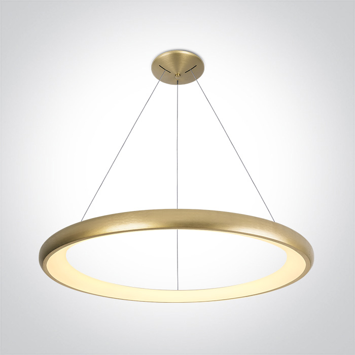 62144NB/BGL/V BRUSHED GOLD PENDANT 50W CCTV IP20 230V DIMMABLE