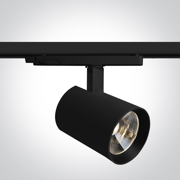 65670CTL/B/V BLACK 40W CCTV TRACK SPOT DALI 230V