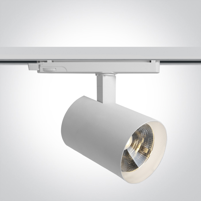 65670CTL/W/V WHITE 40W CCTV TRACK SPOT DALI 230V