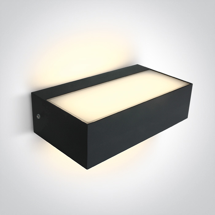 67392/AN/V ANTHRACITE WALL LIGHT 7W CCTV IP65 230V