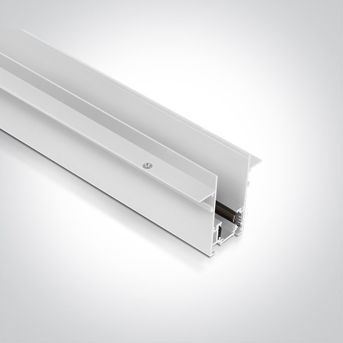 42001TR/W WHITE MAGNETIC TRIMLESS PROFILE 1m 48V MAXI