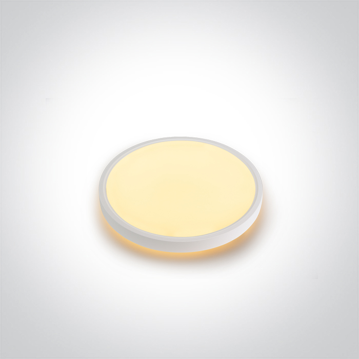 62002A/W/V WHITE PLAFO 22W+3W BACKLIT CCTV IP20 230V