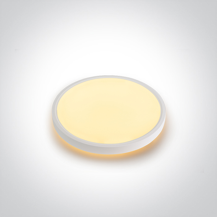 62002B/W/V WHITE PLAFO 30W+3W BACKLIT CCTV IP20 230V