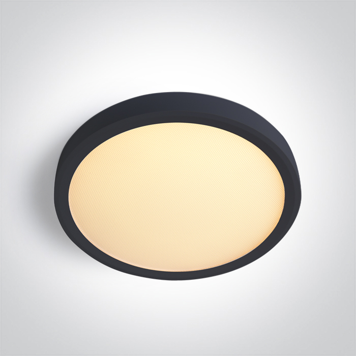 62020BU/B/V BLACK PLAFO 18W CCTV UGR19 230V