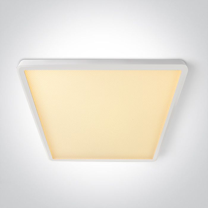 62020KU/W/V WHITE PLAFO SQUARE 32W CCTV UGR19 230V