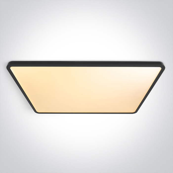 62020PU/B/V BLACK PLAFO RECTANGULAR 60W CCTV UGR19 230V