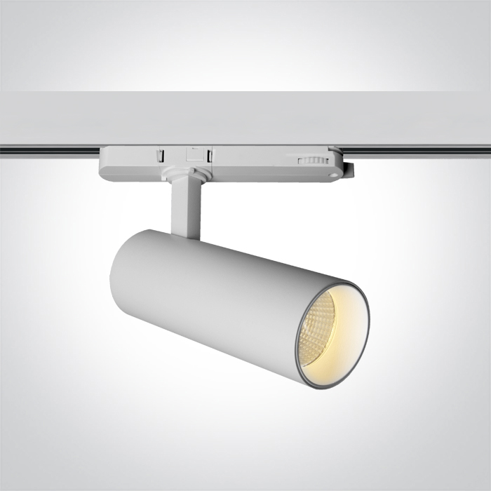 65606BT/W/V WHITE COB 20W PV CCTV TRACK SPOT 230V