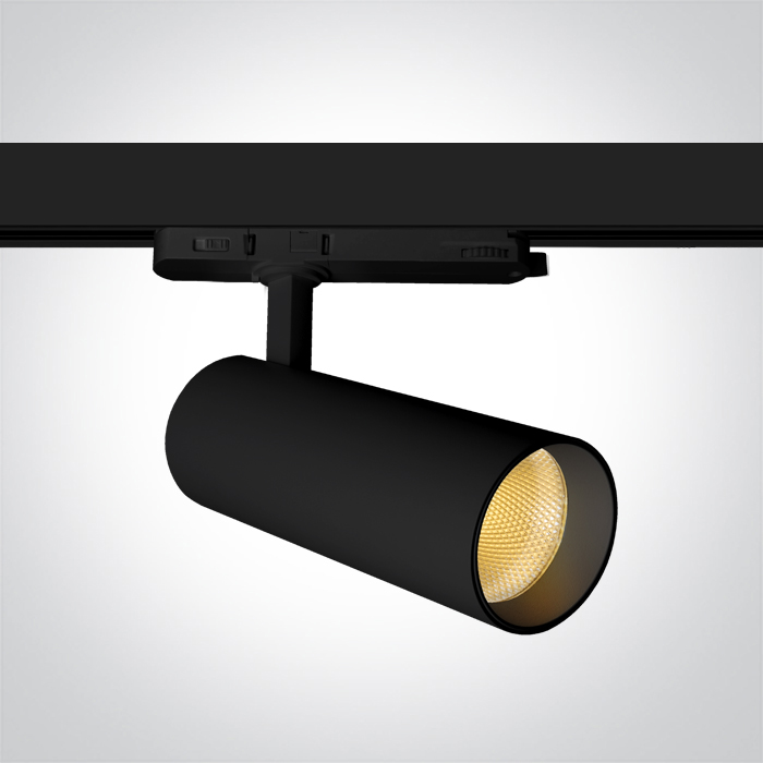 65606CT/B/V BLACK COB 30W PV CCTV TRACK SPOT 230V