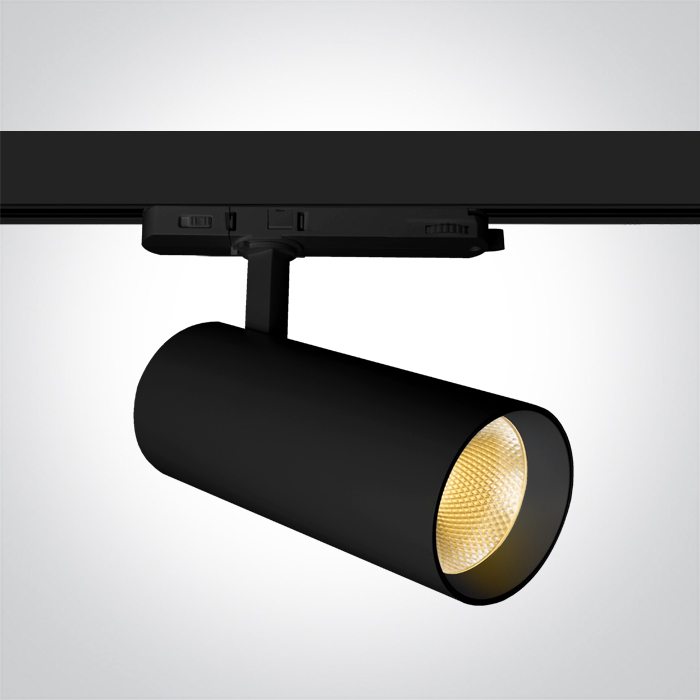 65606DT/B/V BLACK COB 40W PV CCTV TRACK SPOT 230V