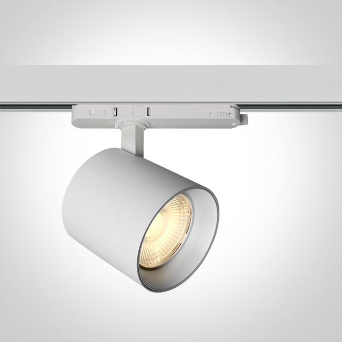 65634DT/W/V WHITE COB 35W PV CCTV TRACK SPOT 230V