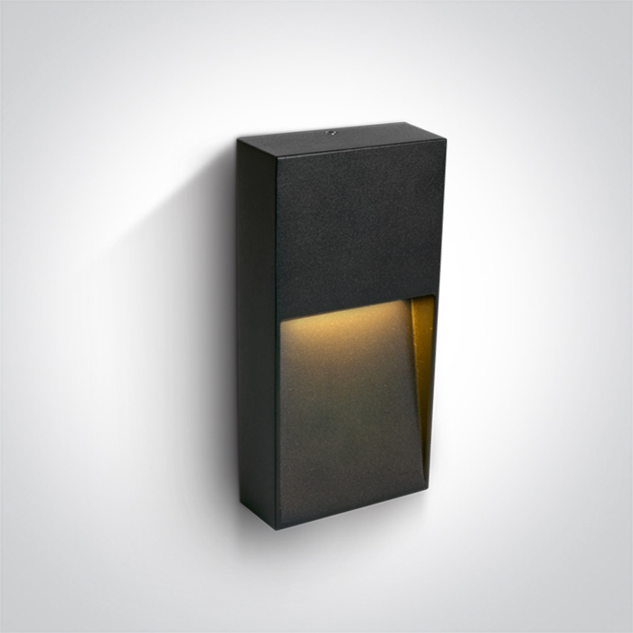 67359C/AN/V ANTHRACITE WALL LIGHT 3W CCTV IP65 DARK LIGHT 230V