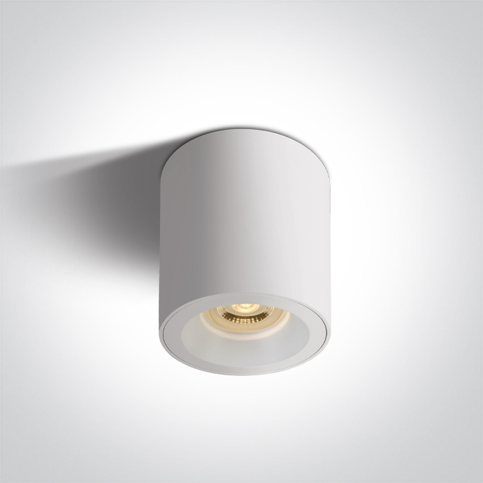 12105D1/W WHITE GU10 10W DARK LIGHT