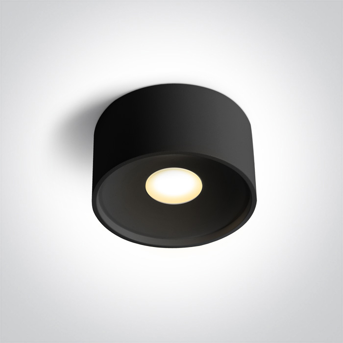12112F/B/V BLACK 12W CCTV IP20 230V