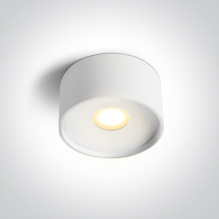 12112F/W/V WHITE 12W CCTV IP20 230V