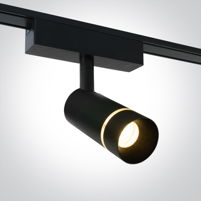 43118FA/B/V BLACK 7W 48V CCTV IP20 ADJUSTABLE FLAT MAGNETIC