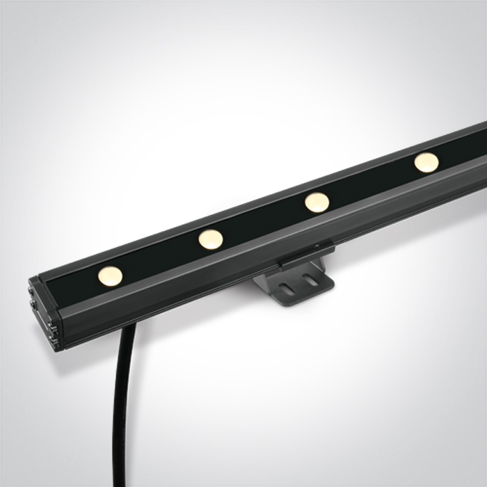 7055A/RGBW GREY 12W RGBW 20x60deg LENS IP66 24V DIMMABLE