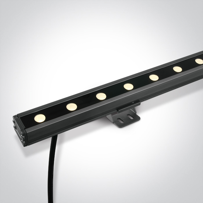 7055B/RGBW GREY 24W RGBW 20x60deg LENS IP66 24V DIMMABLE