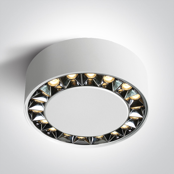 12124X/W/W WHITE LED 24W WW IP20 38deg 230V DARK LIGHT