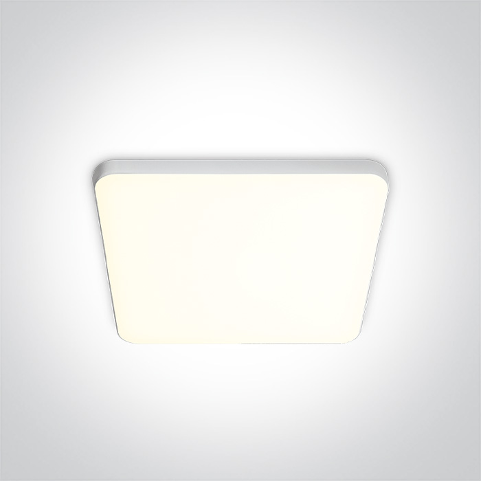 50114CE/C WHITE SQUARE 14W CW IP20 230V