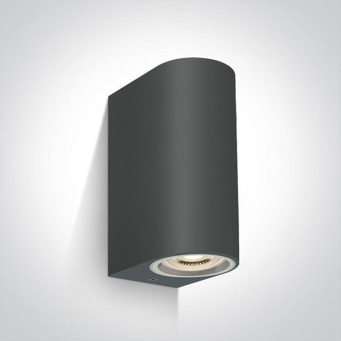 67142G/AN ANTHRACITE WALL LIGHT GU10 2x6W IP65