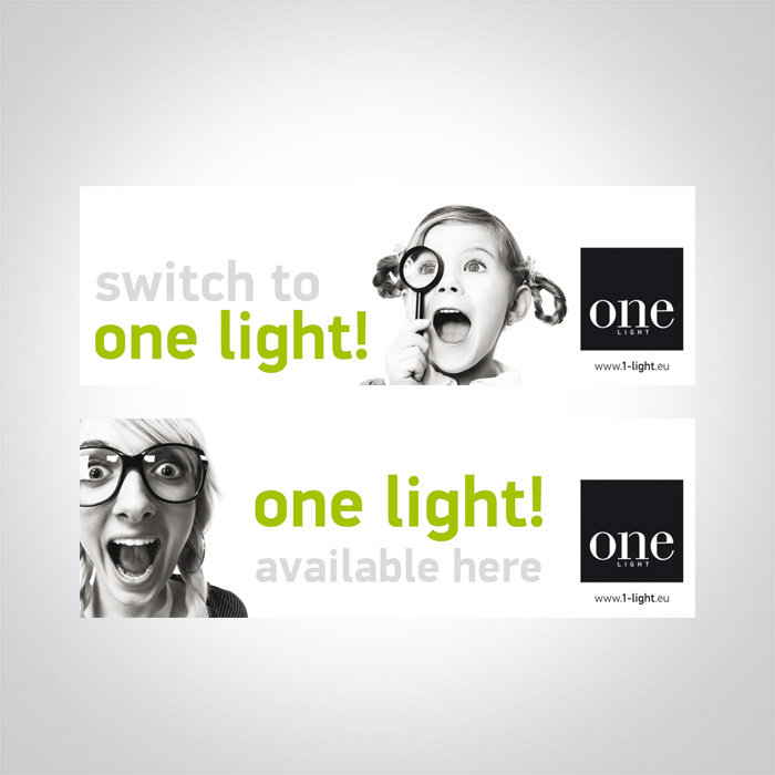 060016 STICKER SWITCH TO ONE LIGHT 30x9cm
